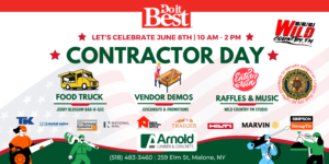 Arnold Lumber & Concrete - Contractor Day - Malone, NY